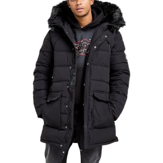 Supply & Demand Moretay Longline Parka Jacket, Black - XS