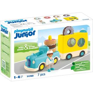 Playmobil 1.2.3 - Junior Skør Donut Truck med stable- og sorteringsfunktion
