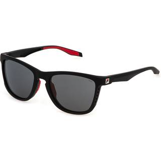 Fila Mand SFI895 0U28 Solbriller Injiceret Sort Røg Firkantet Vand -repellent