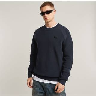 G-Star Detailed Knit Jumper Legion Blue