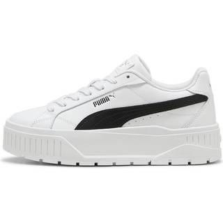 PUMA Karmen II Leather Sneakers Women, Shoes, White/Black/Silver, 36