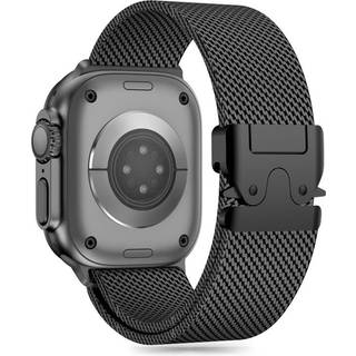 Apple Watch Series Ultra 3/2/Ultra/11/10/9/8/7/6/SE 3/(2022)/SE Tech-Protect Milano-rem - 49mm/46mm/45mm/44mm - Sort