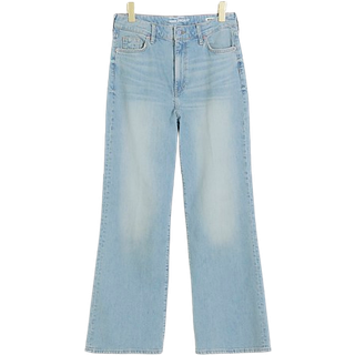 River Island River Island Blue High Rise Front Pocket Wide Leg Jeans
