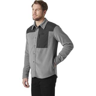 Helly Hansen Men's Daybreaker Fleece Shirt Fleeceskjorte Herre - Concrete - Concrete / 2XL