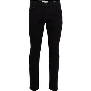 Solid Herre Tot Hybrid Jeans Med Lige Ben Sort