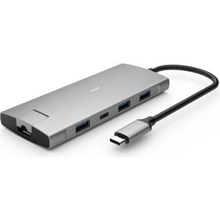 iiglo 8-i-1 Slim MultiPort Docking (lysegrå)