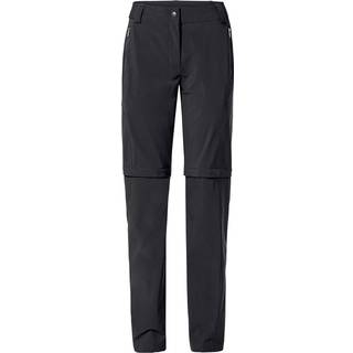Vaude Women's Farley Stretch Zip Off T-Zip Pants II Trekking bukser Damer størrelse 38 - Long farve sort