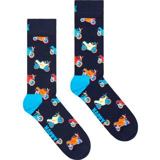 Happy Socks Motorbike Sock - Navy pattern - Str 41/46 * Kampagne *