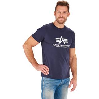 ALPHA INDUSTRIES Herren T-Shirt blau