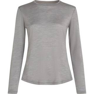 Icebreaker Women's Merino 125 Cool-Lite Sphere III L/S Tee Merino-shirt Damer størrelse M farve grå