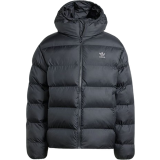 Tonal Hooded Puffer jakke - Black - S