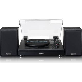 Lenco LS-101 Pladespiller Bundle (Sort)