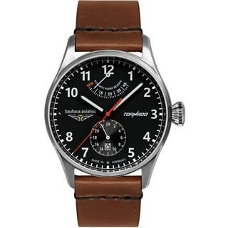 Bauhaus 2790-2 Herrenuhr CT-BHA Tornado Automatik Gangreserve Braun/Schwarz