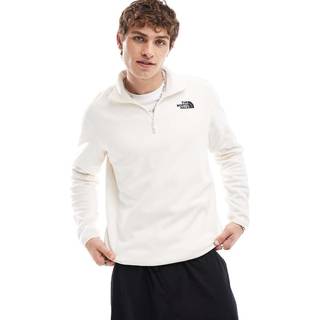 The North Face Glacier 1/4 Zip Fleece White Dune