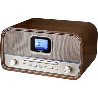 Soundmaster DAB970 BT/CD/USB og DAB+/FM-radio - Brun