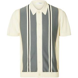 SLHMATTIS SS KNIT POLO CARDIGAN