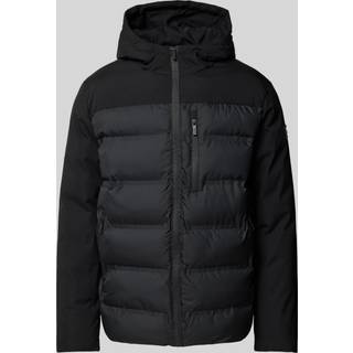 KARL LAGERFELD Herren Steppjacke schwarz unifarben
