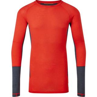 ARTILECT Goldhill 125 Zoned Crew Merino undertøj Herrer størrelse S farve red/blue