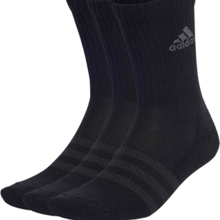 Cushioned tennissokker, 3 par - Black / Grey Six - 37-39
