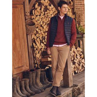 Crew Clothing Crew Clothing Blue Lowther Padded Gilet
