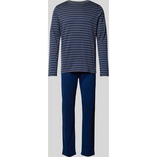 Schiesser Casual Essentials Long Pyjama Round Neck - Grey - Large