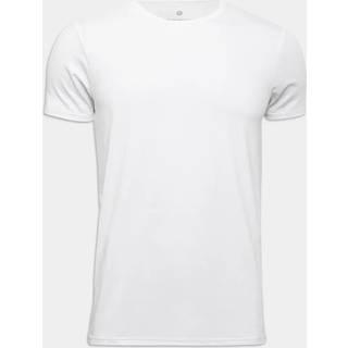 Hvid crew neck bambus T-shirt