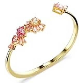 Gema Armreif, Verschiedene Schliffe, Rosa, Goldlegierungsschicht