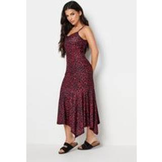 PixieGirl Petite PixieGirl Petite Leopard Dyreprint Asymmetrisk Maxikjole