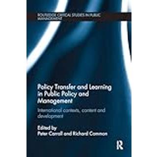 Policy Transfer and Learning in Public Policy and Management