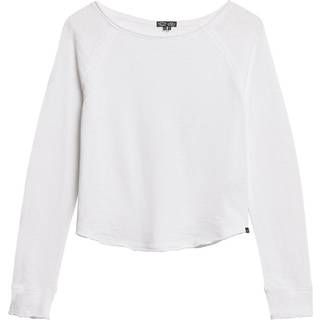 Superdry Superdry Optic Long Sleeve 100% Cotton French Terry Top