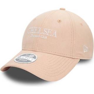 Chelsea FC Wordmark Womens Faux Suede Pastel Pink 9FORTY Adjustable Cap newera adult female Pink newera adult female Pink newera adult female Pink new - Osfm