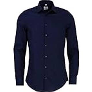 Seidensticker Herren Hemd blau Slim Fit