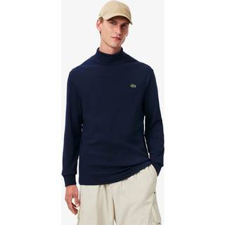 Lacoste Interlock Cotton Rollneck Navy