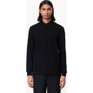 Lacoste Long Sleeved Polo T Shirt Black