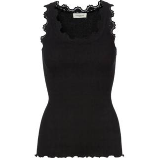 Rosemunde Babette Silketop Sort - SORT, XXL