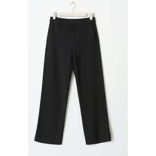Gina Tricot-Straight tall trousers-Habitbukser-Sort-40-Dame