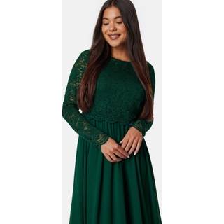 Lace Long Sleeve Midi Dress