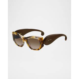 ETRO ETROPAISLEY 086/HA Solbriller Brun Sfumato