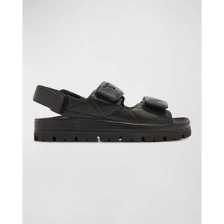 Prada Quilted leather sandals - black - EU 35