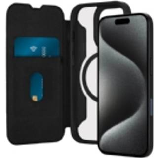 Puro Booklet Flip Cover - iPhone 16 Pro - MagSafe Kompatibel - Sort