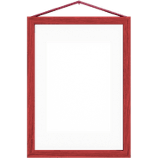 Moebe Frame Red Stained A5