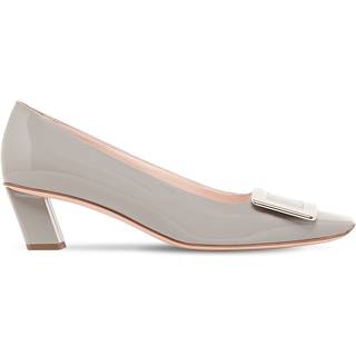Roger Vivier Belle Vivier 45 patent leather pumps - grey - EU 38.5
