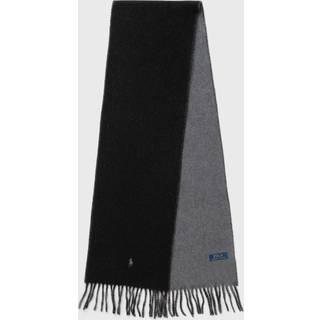 Polo Ralph Lauren Reversible Wool Scarf Polo Black/Grey
