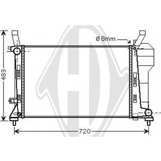 DIEDERICHS DCM2414 Radiator Climate