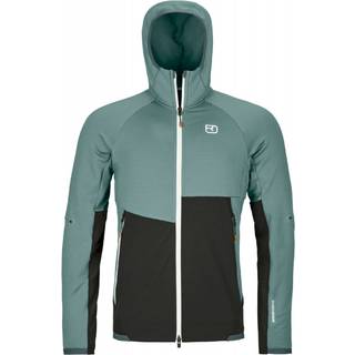 Ortovox Fleece Rib Hoody Fleecejakke Herrer størrelse M farve turkis