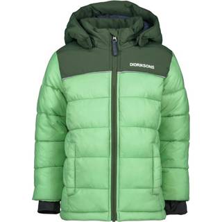 Didriksons Kid's Fox Jacket Syntetisk jakke Børn størrelse 80 farve grøn