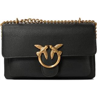 Pinko Love Soft Mini Skuldertaske vin