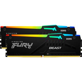 KINGSTON 32GB 6000MT/s DDR5 CL30 DIMM (Kit of 2) FURY Beast RGB XMP