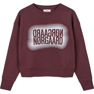 Organic Sweat Tilvina Sweatshirt - Sassafras - Mads Nørgaard - Bordeaux M