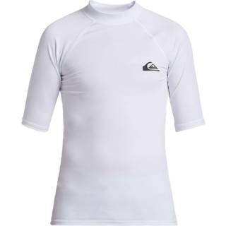 Quiksilver Quiksilver White Youth Short Sleeve UPF50 Rash Vest